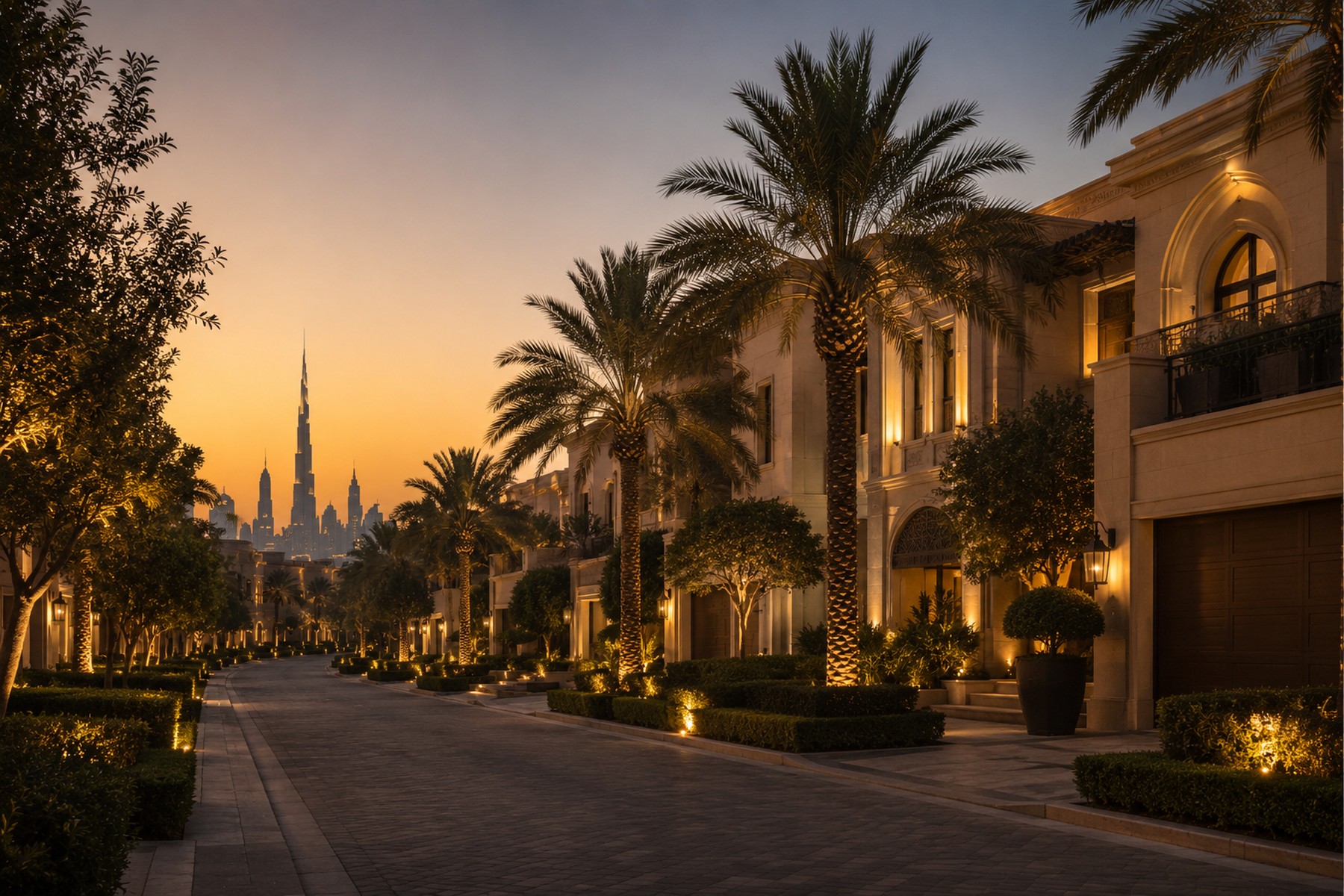 Luxury Dubai villa community