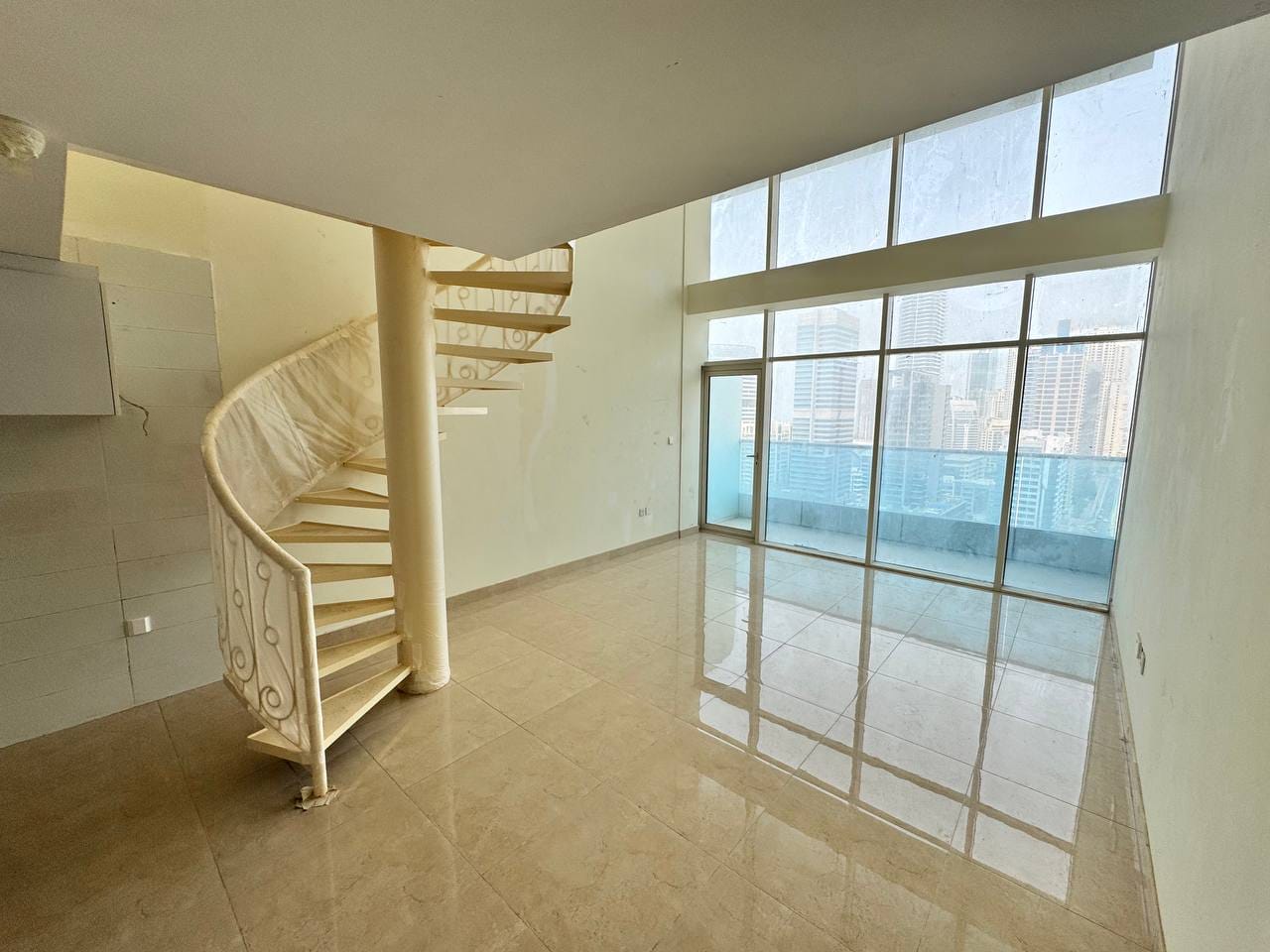 Wind Tower duplex interior before design and fit-out