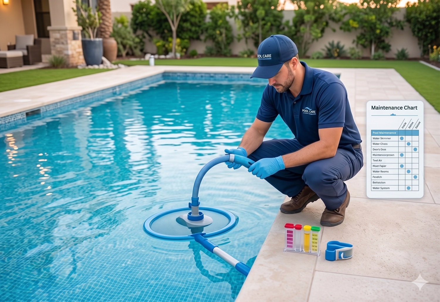 Pool maintenance in Dubai by Green Earth