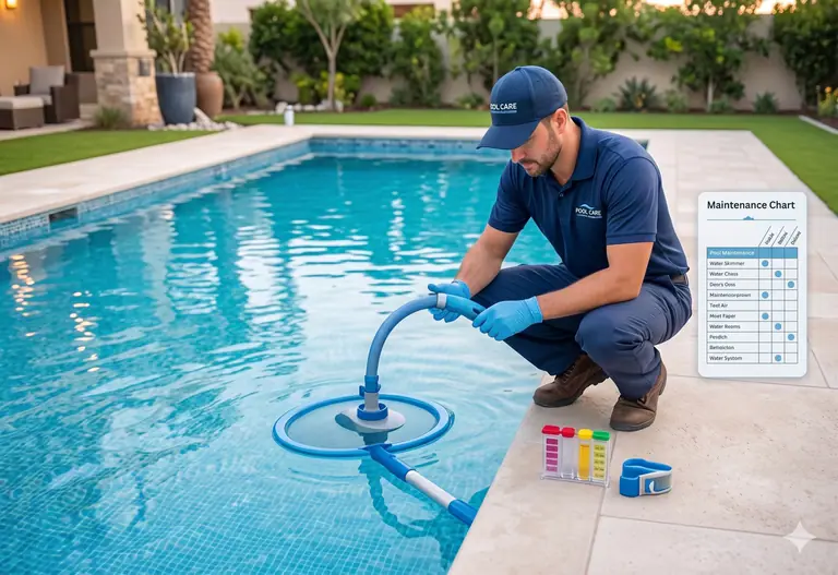 Pool maintenance in Dubai by Green Earth